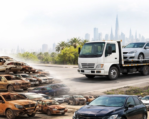 scrap my car in UAE with instant cash and free pickup service